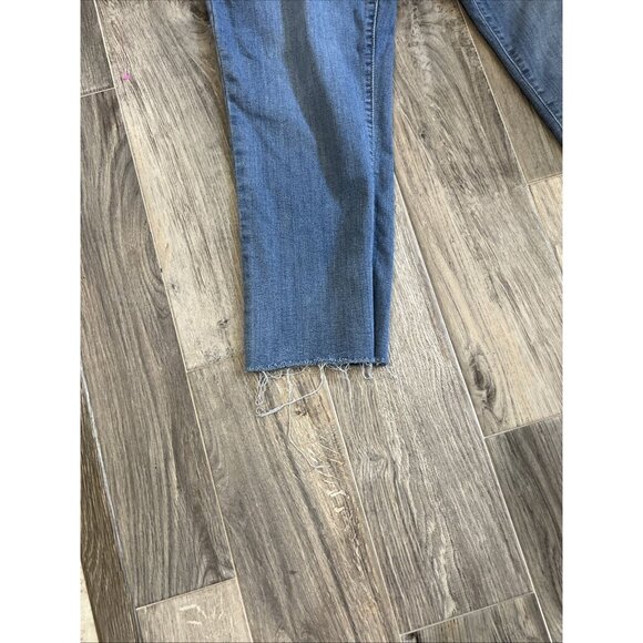 Jessica Simpson Medium Rise Straight Ankle Blue Jeans Women’s Size 16W - Picture 3 of 12